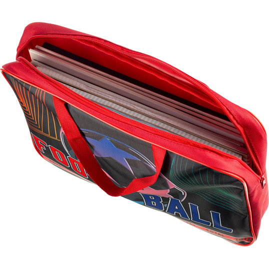 Папка школьника А4 с ручками + твердое дно, ШИРОКАЯ ПШ-11, ЛИГА 2025