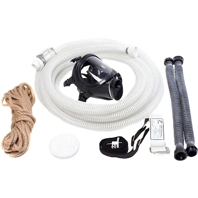 Противогаз шланговый БРИЗ-КАМА Бриз-0301(ПШ-10С) шланг ПВХ, 1 маска ППМ