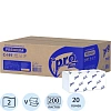 Полотенца бумажные д/держ.PRO 2сл 200л/пач 20пач/кор V-слож.C197