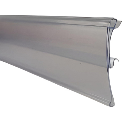 Ценникодержатель полочный HSAC 39 дл.1238мм (внут.ш.23мм),прозрачн,70шт/уп