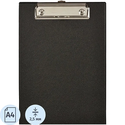 Папка-планшет A4 черный Россия