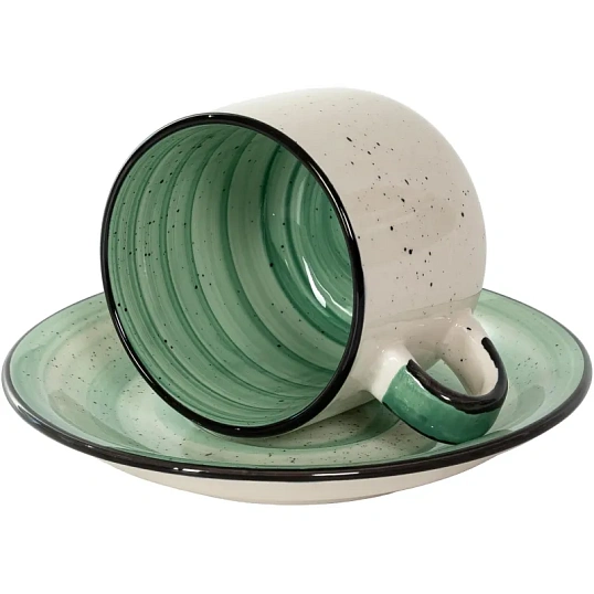 Набор Чайная пара АЭРОГРАФ ФИСТАШКОВЫЙ БРИЗ чайный  арт.139-27125