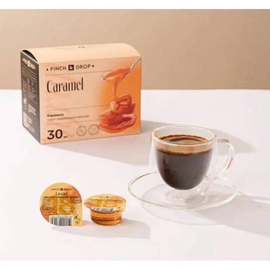 Сироп Pinch&Drop Карамель, порционный, 30 шт/уп