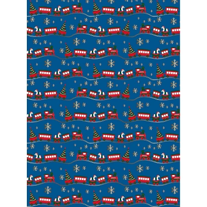 Бумага упаковочная для сувен. продукции с рисунком, 80г/м2 100х70 арт.95234