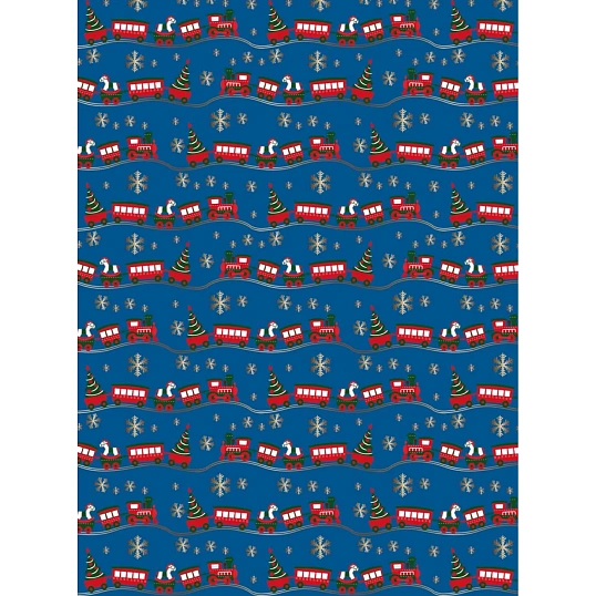 Бумага упаковочная для сувен. продукции с рисунком, 80г/м2 100х70 арт.95234