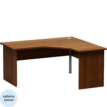 Стол угловой Этюд Т20.34 (045,046,306) правый орех 1600х1400