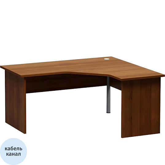 Стол угловой Этюд Т20.34 (045,046,306) правый орех 1600х1400