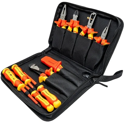 Набор инструмента для работы с электрикой VDE 10 шт. VIRA RAGE 397033