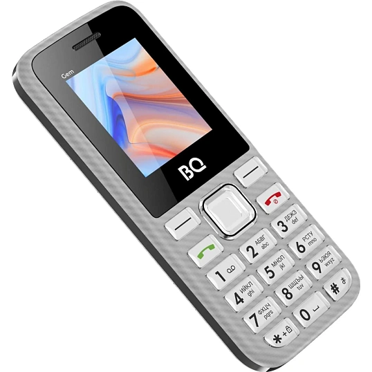 Мобильный телефон BQ 1860 Gem Gray (серый) (без СЗУ)