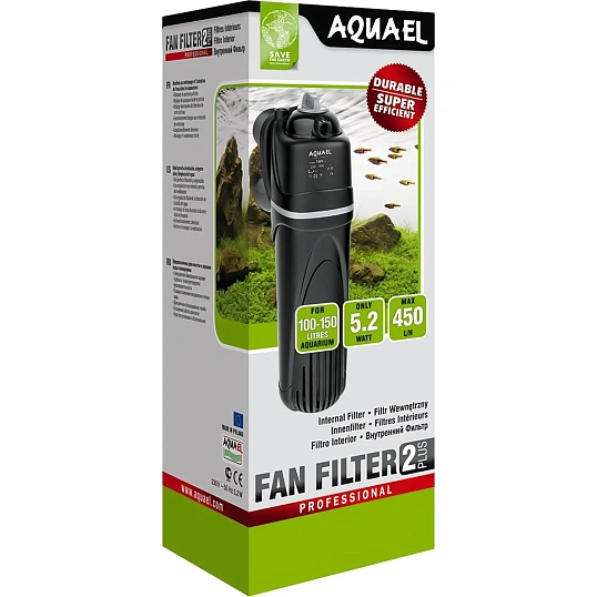 Помпа фильтр FAN-2 plus (до-150л) 450л/ч 5,2Вт  (Акваэль)