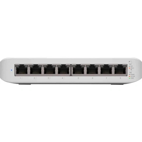 Коммутатор PoE Ubiquiti UniFi Switch Lite 8 PoE (USW-Lite-8-PoE), 8х1G RJ45