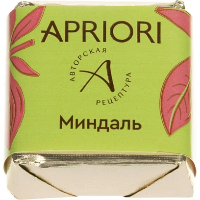 Конфеты шоколадные Apriori с миндал крем и дробл абрикос косточк, 1,9кг/уп