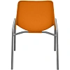 Стул GL_Комус Мебель Стрит RAL 9006, (пластик оранжевый)