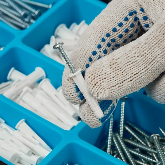 Набор винтов и дюбелей TOPFORT 260 предметов (DC-2)