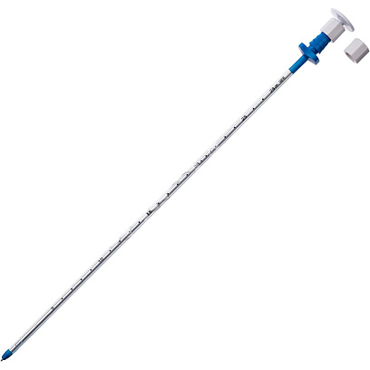 Троакар-катетер торакальный ПВХ со стилетом, 16 Fr, 25см