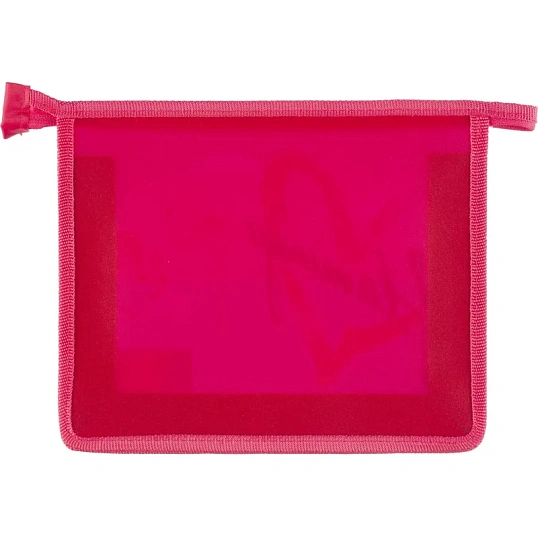 Папка для тетрадей А5 пластиковая, печать на картоне,молния сверху ПМ-А5-29