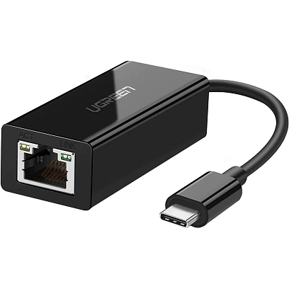 Сетевой адаптер UGREEN US236 (50307) USB-C 3.1 to RJ45 10/100/1000Mbps