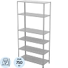 Стеллаж металлический ГТС_ТС Лайт, 2200x1000x400, Полки: 6 шт. метал. перф