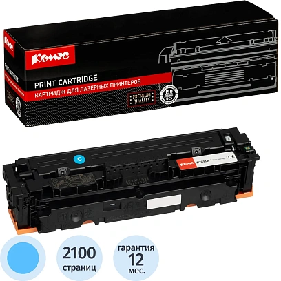 Картридж лазерный Комус 415A W2031A гол. для HP LJ M454/M479