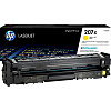 Картридж лазерный HP 207X W2212X жел.пов.емк.для LaserJet Pro M255/MFP M282