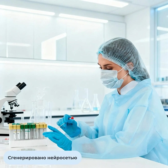 Халат н/с процед, рук.рез, лип, XL(52-54), пл 30, гол, Комус, 10шт/уп