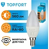 Лампа светодиодная Topfort E14 7W 3000K свеча