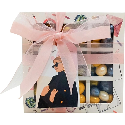 Подарочный набор Зеленая улица драже арахис Праздничное ассорт 280г