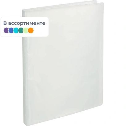 Папка файловая на 40 файлов Deli, А4, цвет в асс 5164