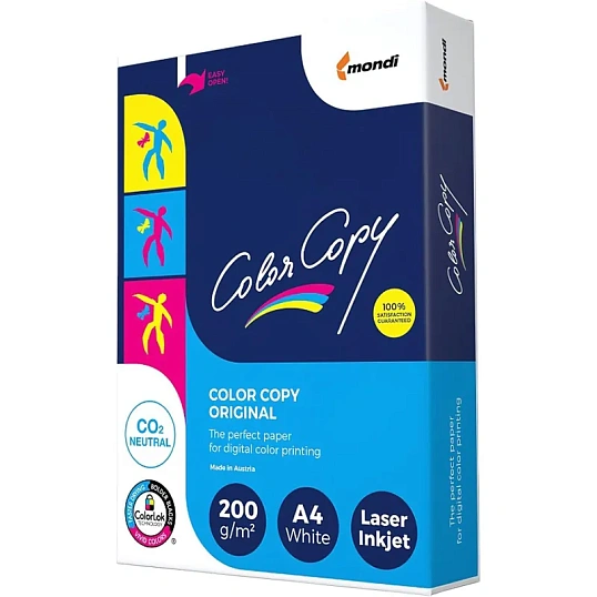 Бумага для цв.лазер.печ. Color Copy (А4, 200 г/кв.м, 250 л)