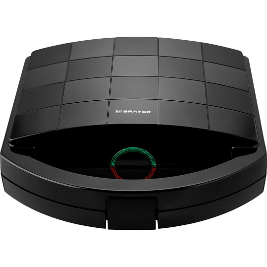 Вафельница BRAYER 2307BR, 750Вт, белг.вафли,панель 22,5x13 см,антиприг.покр