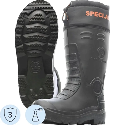 Сапоги CLASS 960-41 AS  цв. черный ЭВА, утеп. р.44-45