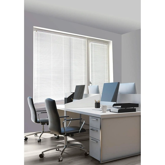 Жалюзи SKR Горизонтальные пластиковые Белый 50х160