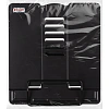 Подставка для книг Комус Класс черная, металл 19x15,5x20см,7 настроек