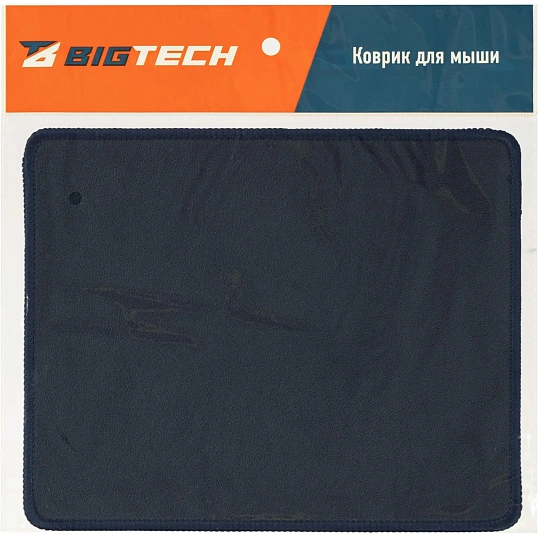 Коврик для мыши BigTech HMP0007v.1 иск.кожа/22х18х0,12/синий