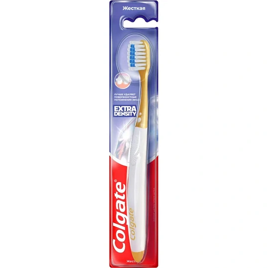 Зубная щетка COLGATE Extra Density жесткая цвет в ассортименте