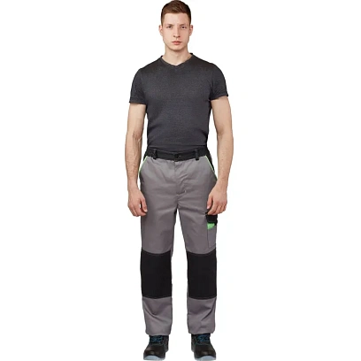 Брюки летние муж. л27-БР св-сер/сер 60-62/170-176