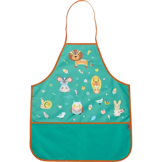 Фартук для труда Комус Класс Animals, ФН 41-20-2, карман, нарукавн,535x445