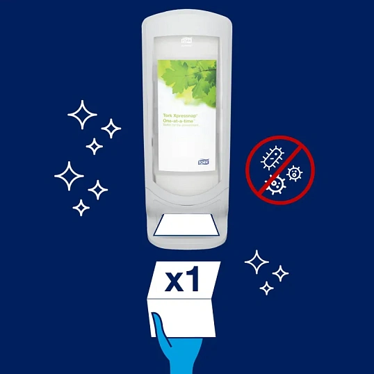 Салфетки бумажные д/дисп Торк/Tellus Экспресснап N4 200л 20пач/уп 10844