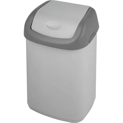 Контейнер для мусора подвесное 14л с качающейся крышкой 327
