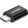 Переходник UGreen 30391 USB-C to micro USB, черный