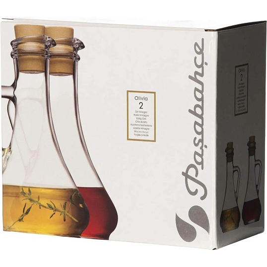 Бутылка для масла - уксуса ОЛИВИЯ,260 мл, 2шт/уп