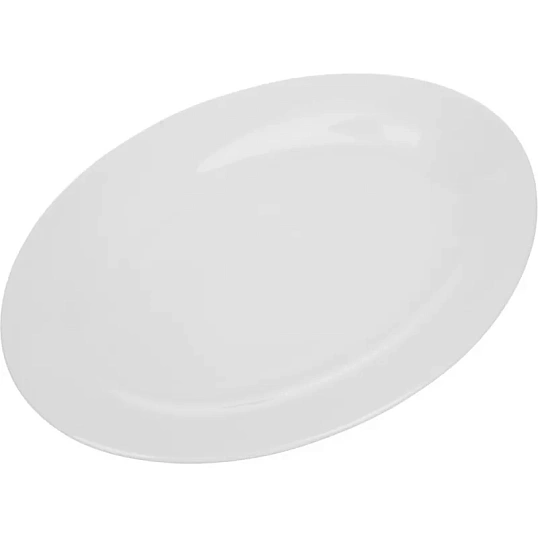 Блюдо овальное Chan Wave Classic, фарфор, белое, 300мм, фк0128