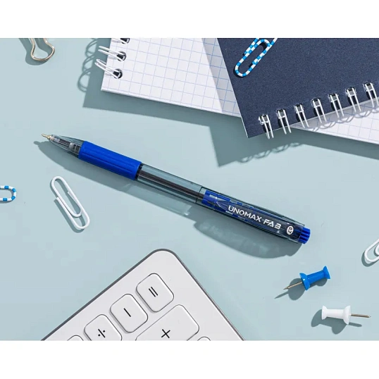 Ручка шариковая автомат. Unomax/Unimax Fab GP 0,7мм,син,масл,манж