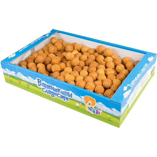 Печенье сдобное Бомба-мини Ванюшкины сладости творож со вкус манго 1,6кг/уп