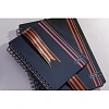 Бизнес-тетрадь Ambition 5,А5,150л,148х205,5 раз,рез под руч,кл+л,красн,0005