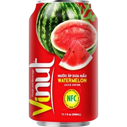 Напиток Vinut Watermelon Juice негазированный сокосодержащий, ж/б, 0,330л