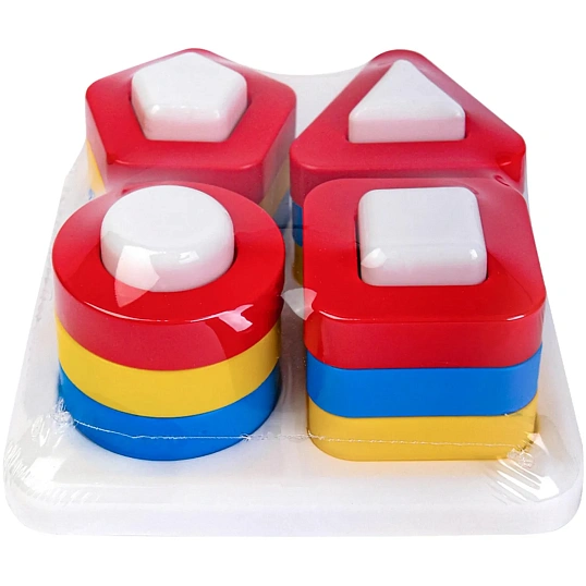 Игрушка Сортер-пирамидка Формы и цвета (ПЭТ), И-6762