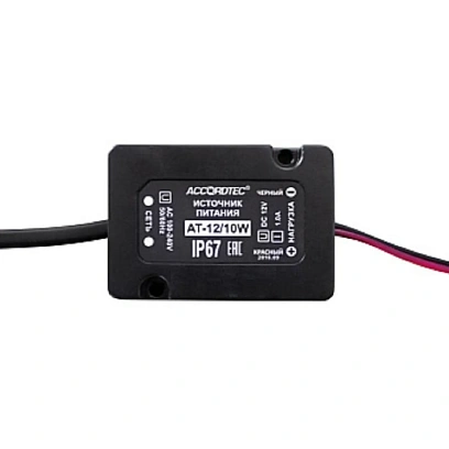 Блок источник  питания стабилизированного AccordTec AT-12/10W (AT-02460)