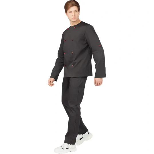 Китель Повара у23-КУ черный (р.48-50) р.170-176