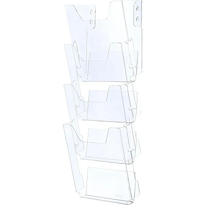 Дисплей настенный Комус 4 отделения А4 вертикальны